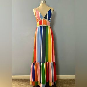 Flying Tomato Rainbow Maxi Dress